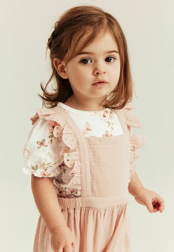 Боди Newbie Butterfly floral bodysuit, цвет нежно-белый