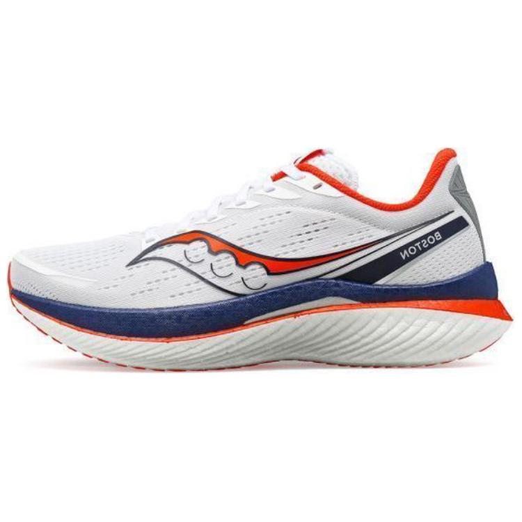 

Кроссовки saucony Women's Endorphin Speed 3 'Boston', белый/темно-синий