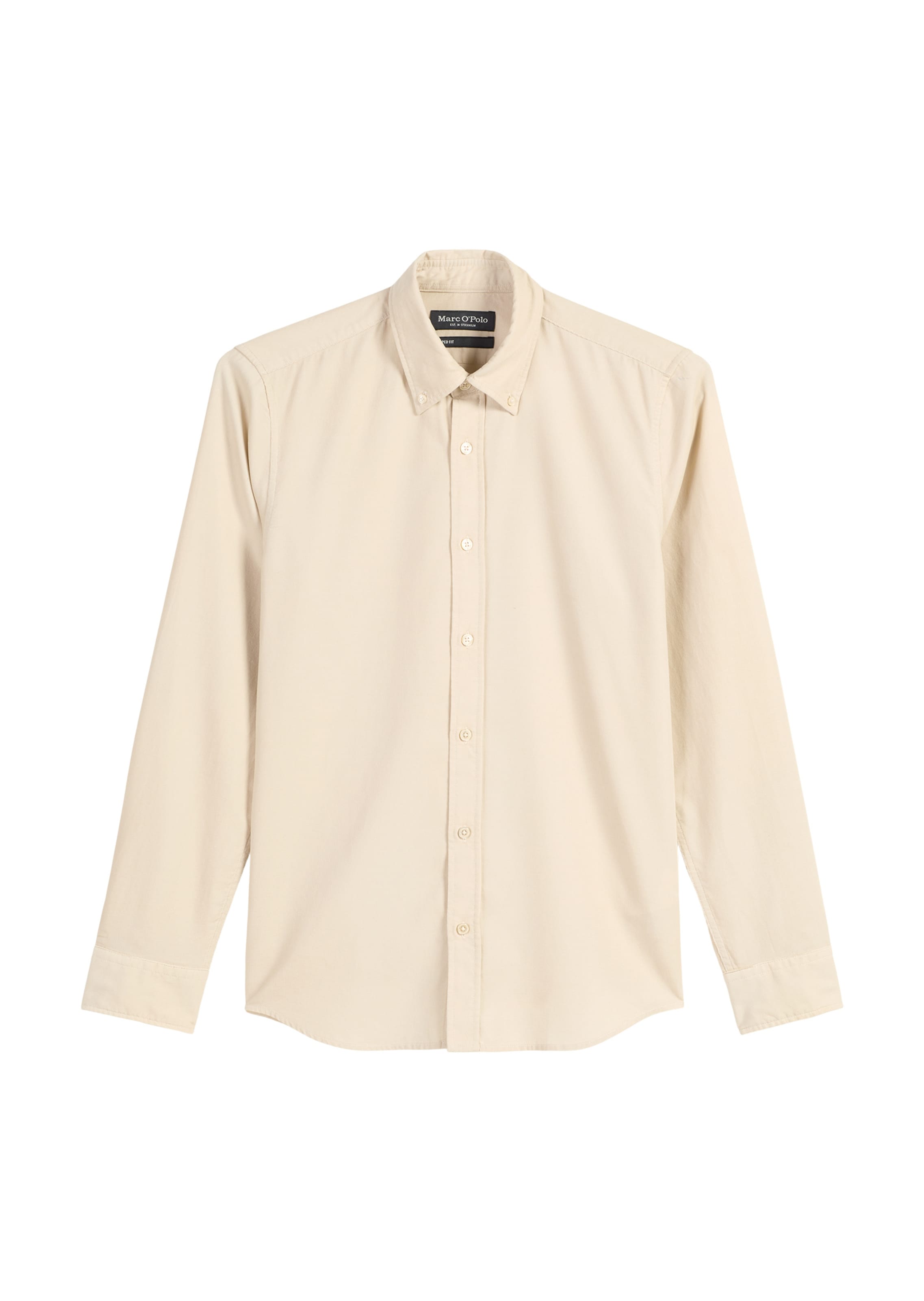 

Marc O'Polo Рубашка на пуговицах бежевого цвета Regular fit
