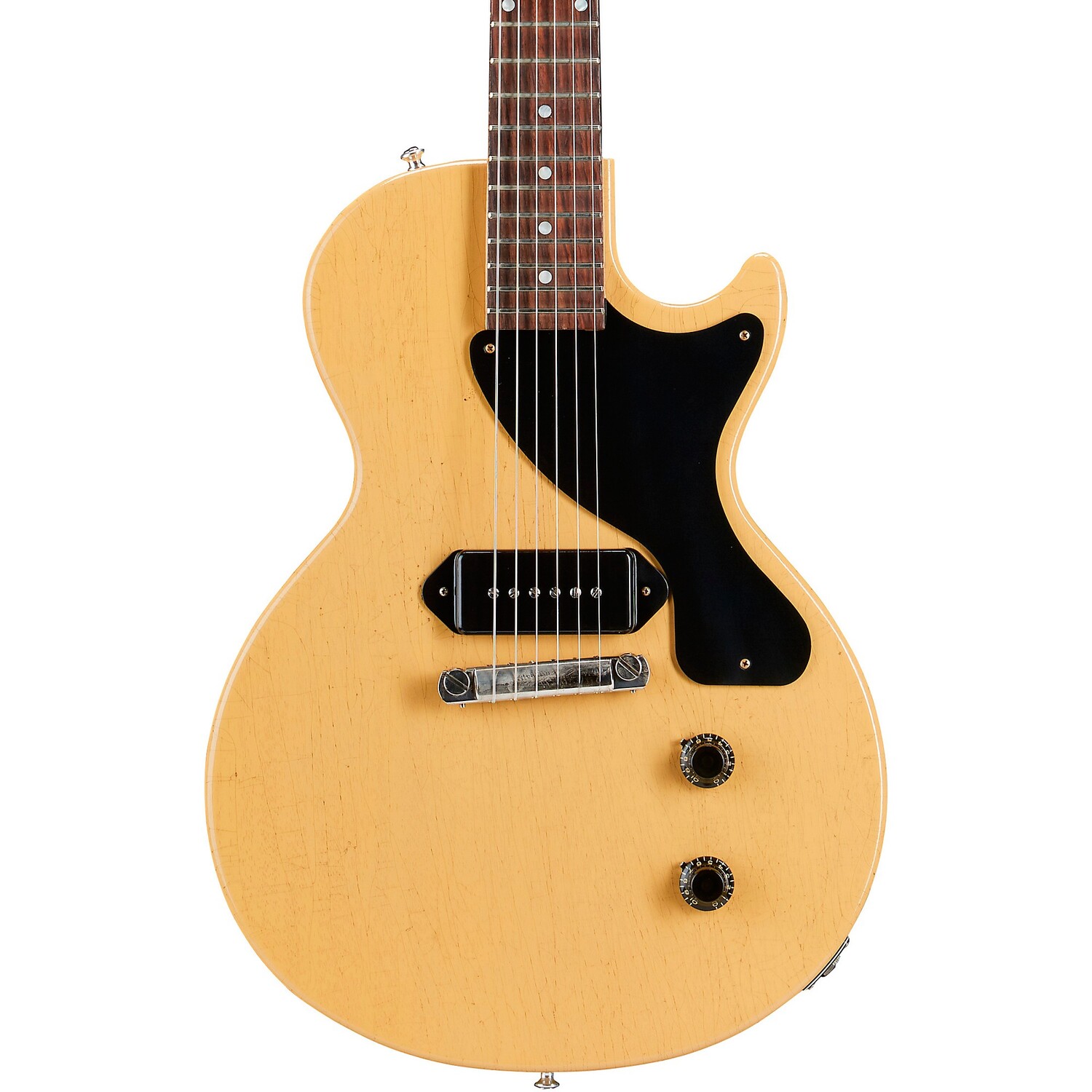 

Gibson Custom Murphy Lab 1957 Les Paul Junior Single-Cut Reissue Ultra Light Aged Электрогитара TV Желтый