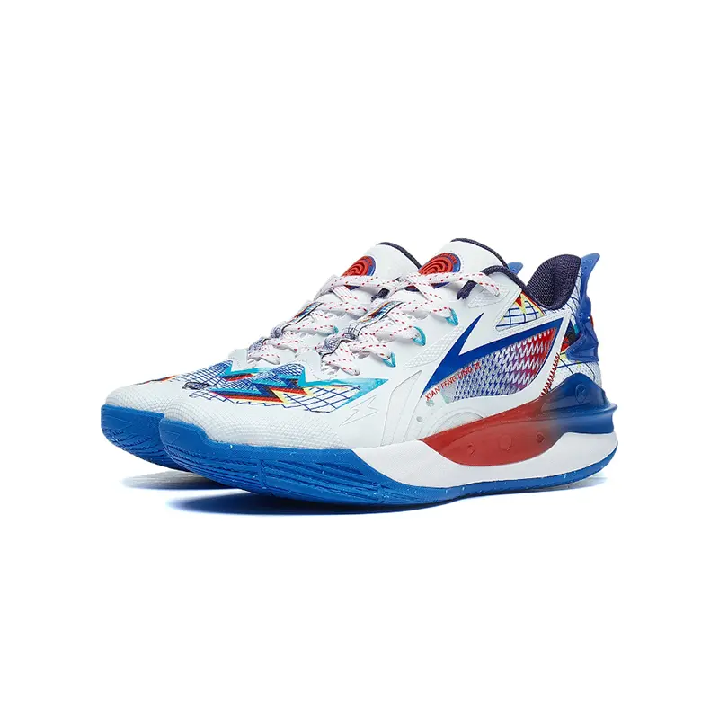 Баскетбольные кроссовки Pioneer Spirit TEAM 3.0 V2 для детей GS Low-top Standard White/Crystal Blue Lining Young, голубой — фото 3