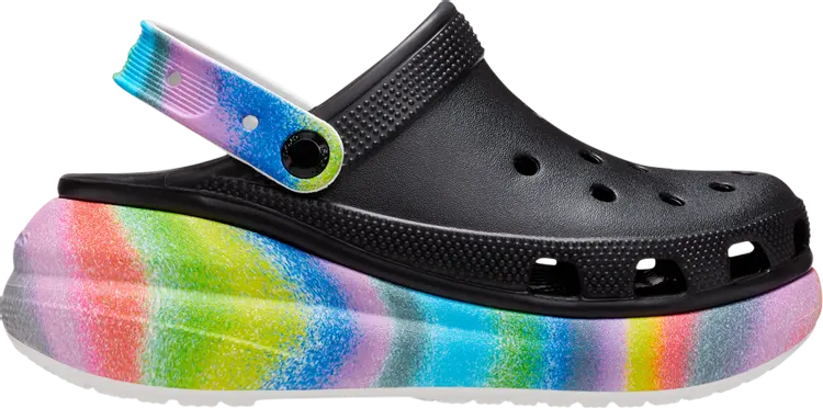 

Кроссовки Classic Crush Clog 'Spray Dye', черный