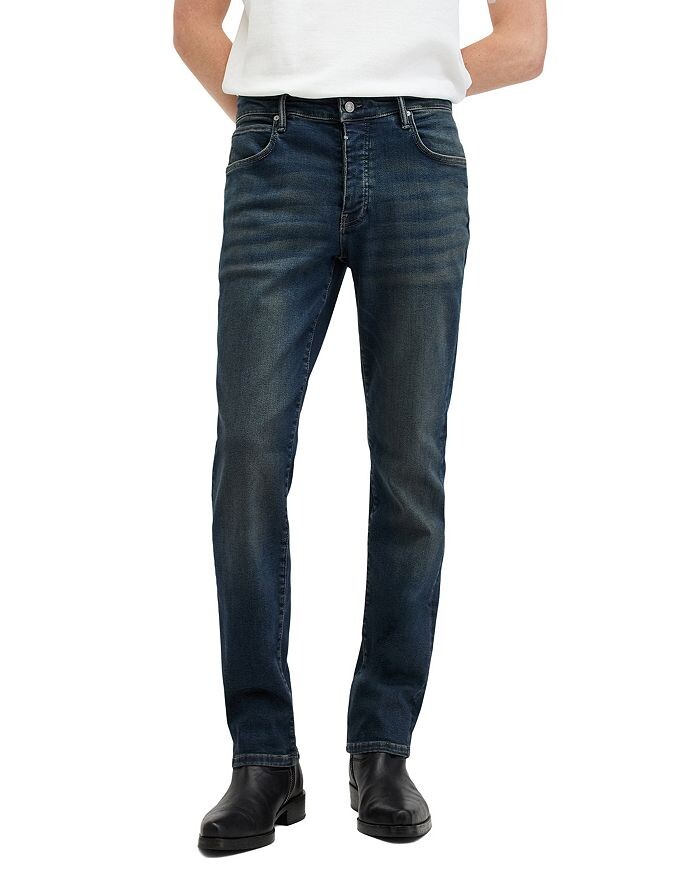 

Джинсы ALLSAINTS Sid Regular Fit в цвете Indigo Blue, синий