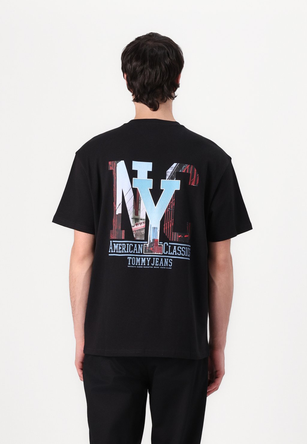 

Футболка с принтом NOVELTY GRAPHIC Tommy Jeans, черный