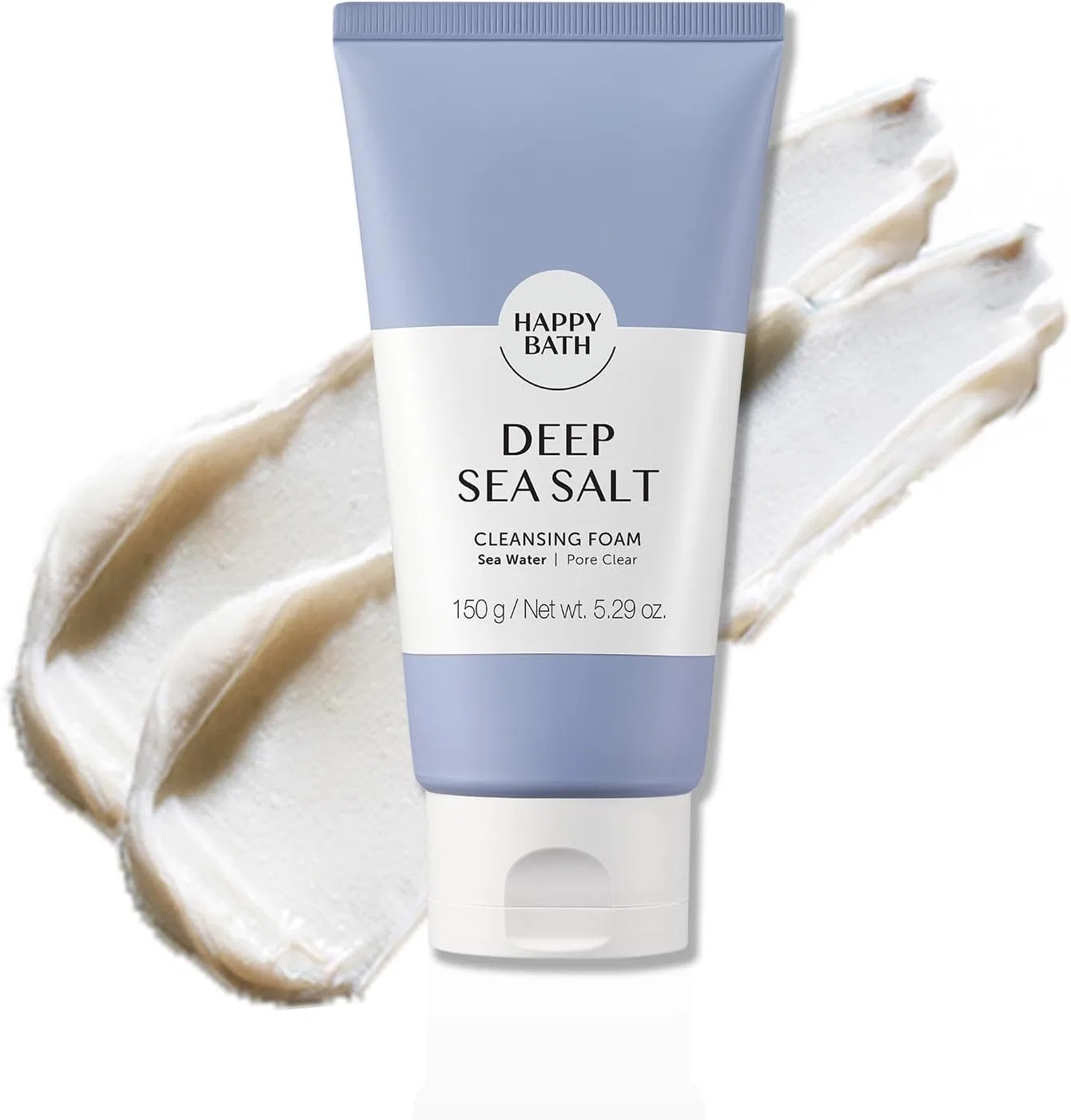 Пенка для умывания Happy Bath — Очищающая Buzz Deep Sea Salt, , без отдушки, 150 г