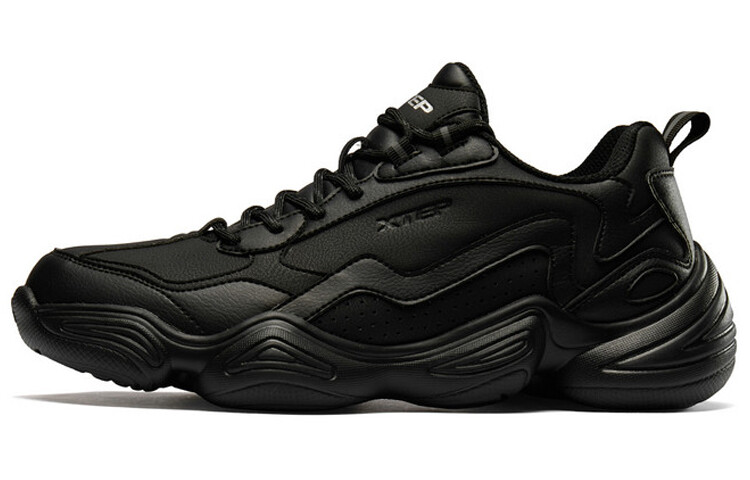 

Кроссовки XTEP Chunky Sneakers Men Low-Top Black, Черный, Кроссовки XTEP Chunky Sneakers Men Low-Top Black