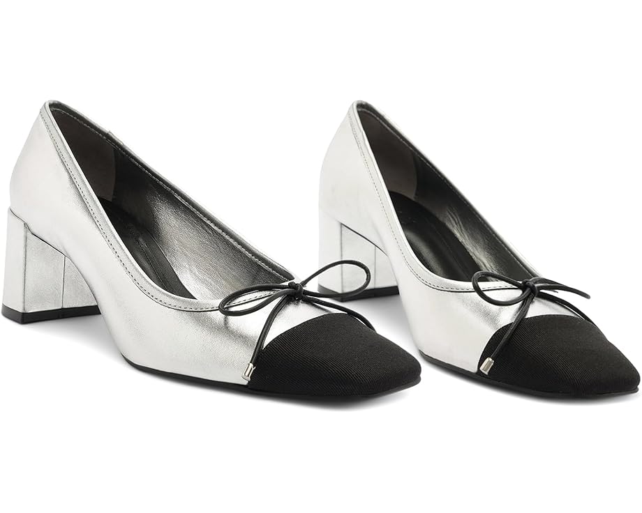 Туфли Schutz Arissa Block, цвет Prata / Black