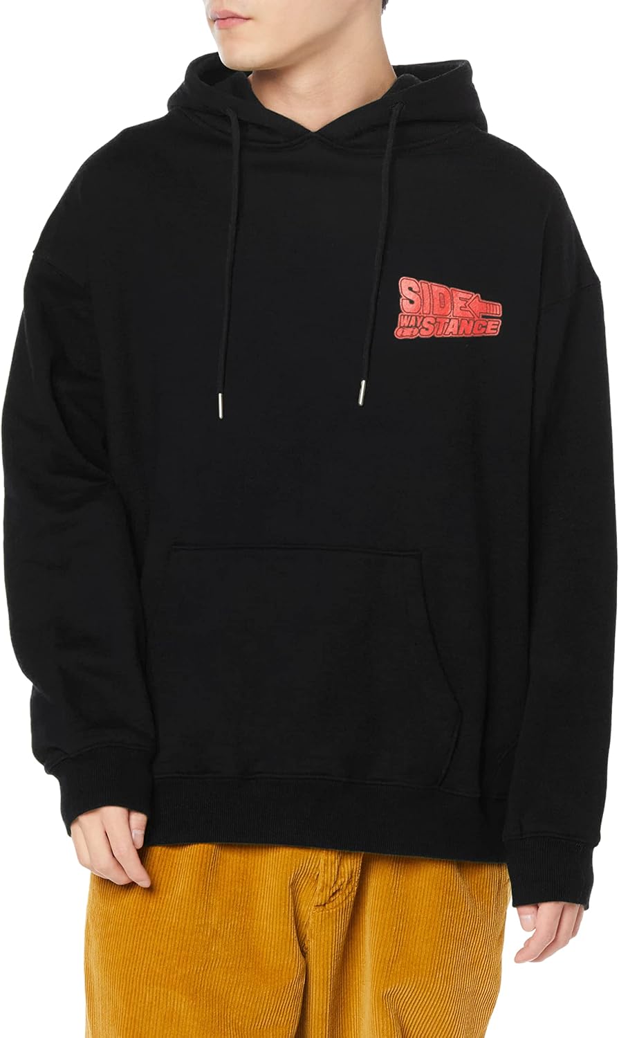 

Худи Improbe 70084 для мужчин (SIDEWAYSTANCE) из флиса с принтом по мотивам фильма «Назад в будущее» Improves, черный