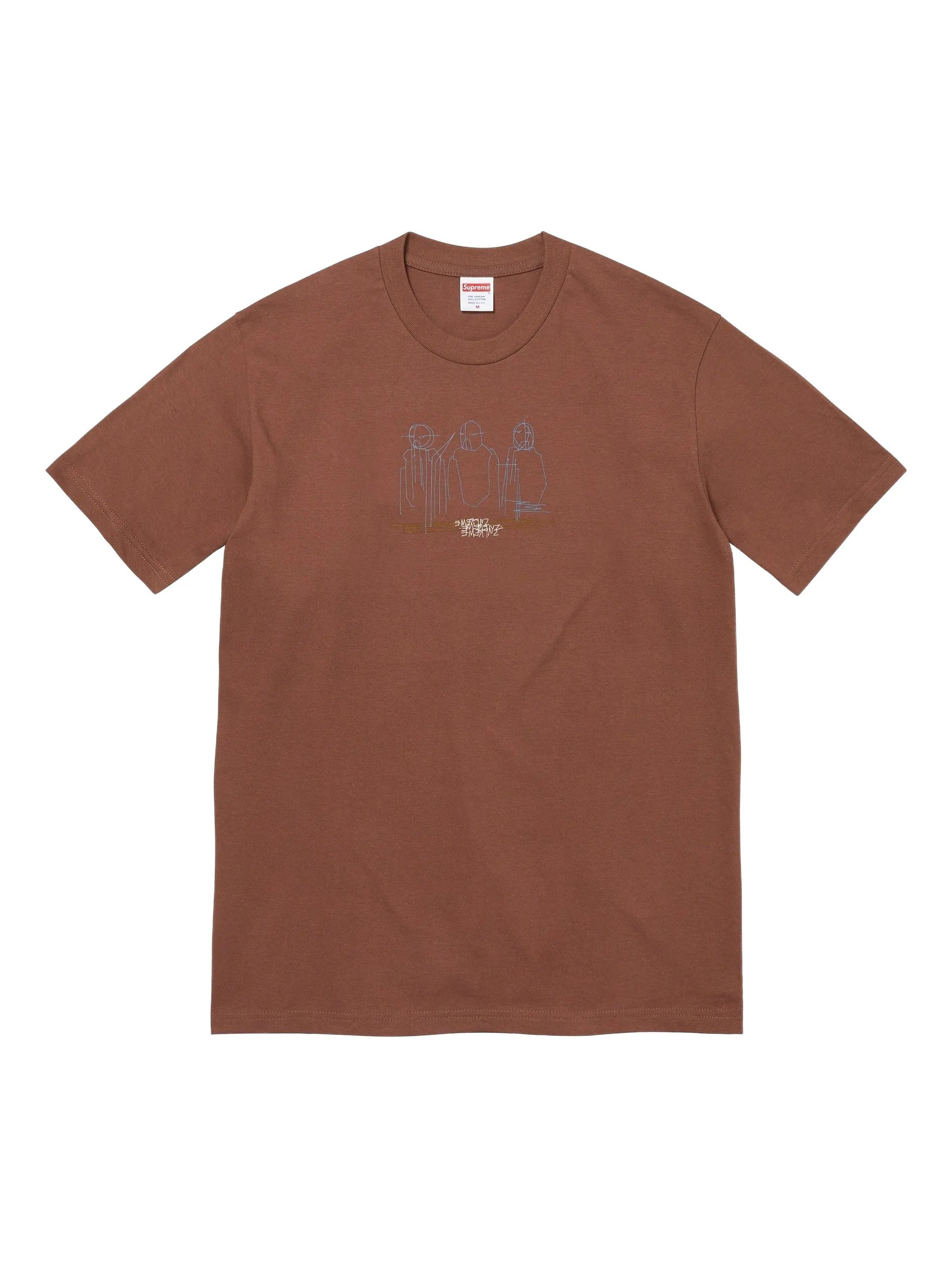 

Три короля -графическая футболка Supreme, коричневый