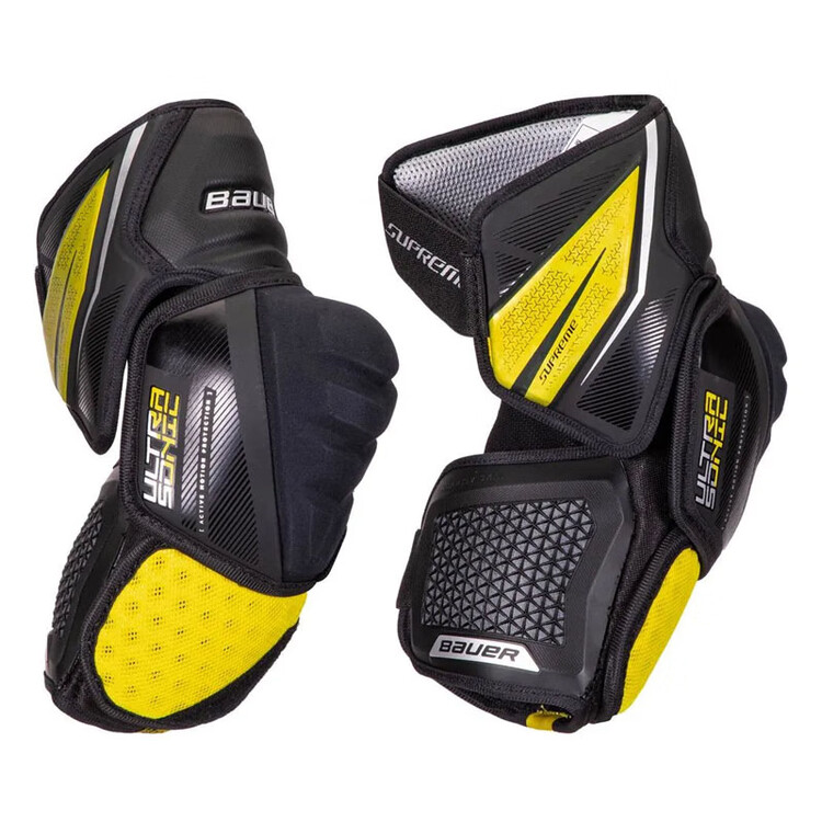

BAUER Комплект защитной экипировки для хоккея Ultrasonic, детские и взрослые нагрудник, наколенники и налокотники, взрослый налокотник размер XL