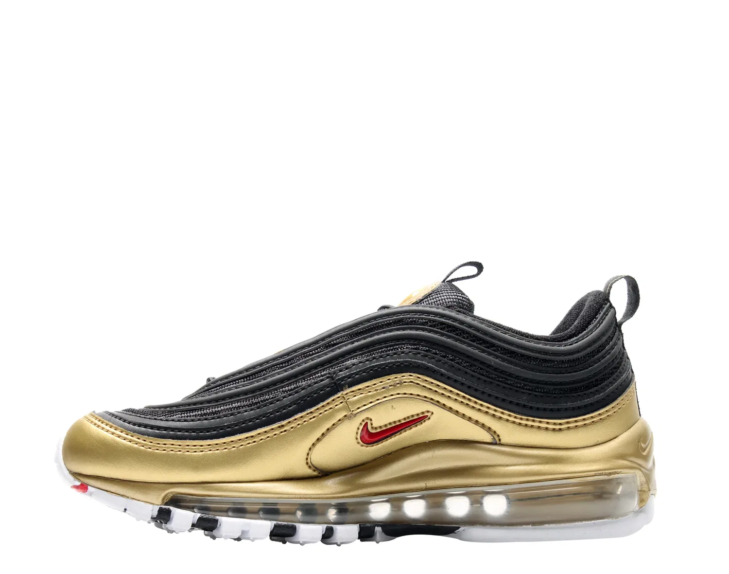 Кроссовки Nike Air Max 97 QS Black/Varsity Red/Gold AT5458-002 — фото 3