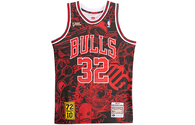 

Джерси Хебру Брэнтли X Митчелл и Несс «Чикаго Буллз» Mitchell Ness, красный