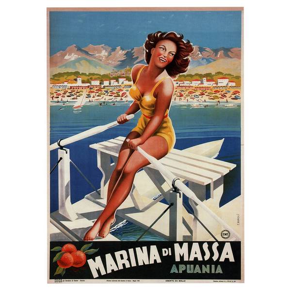 

Картина на холсте LegendArte Marina di Massa, многоцветный