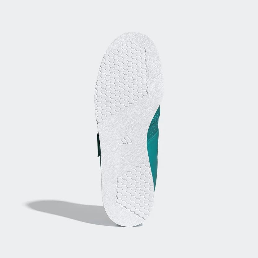 Кроссовки для тяжелой атлетики Adidas Powerlift 5 для мужчин и женщин, белый/бирюзовый — фото 3