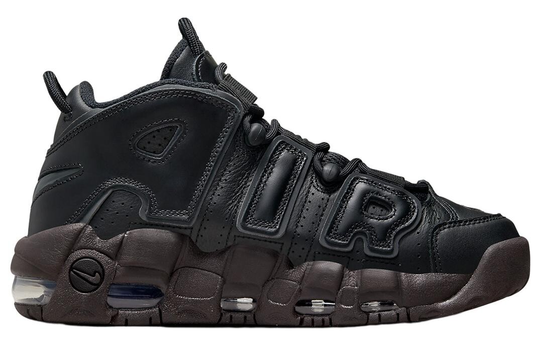 Женские баскетбольные кроссовки Nike Air More Uptempo Vintage, Black — фото 2