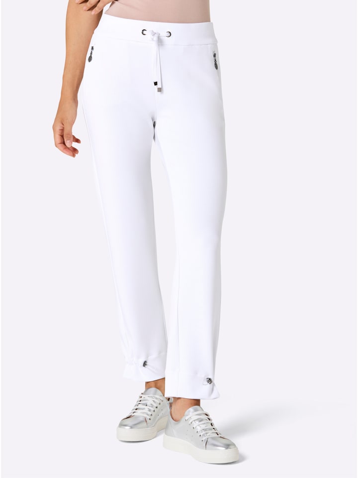 

Тканевые брюки creation L, белый