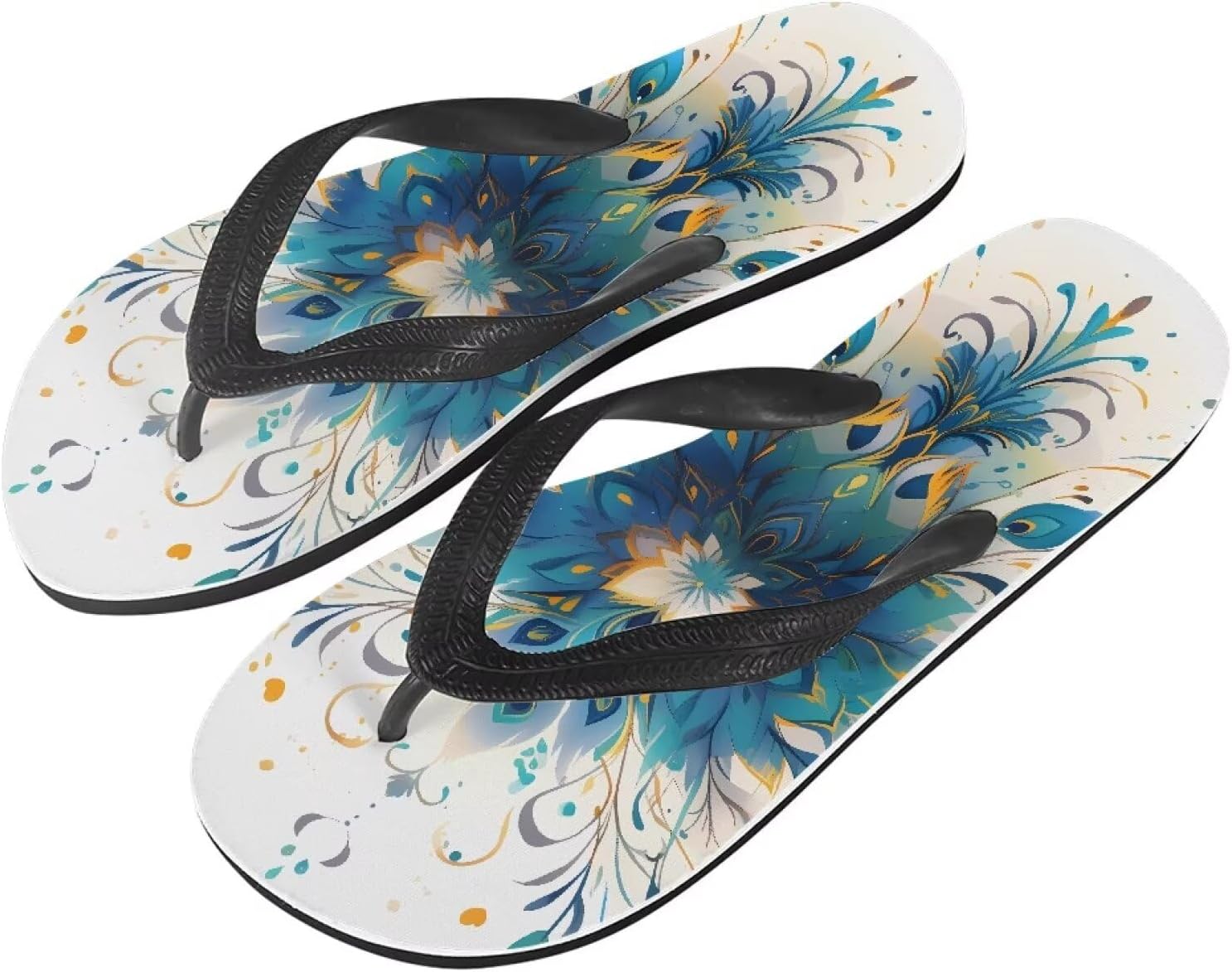 

Женские пляжные шлепанцы Semiouray с морской волной, милые ортопедические шлепанцы с лотосом, легкие плоские сандалии для дома и улицы на лето, Lotus Floral