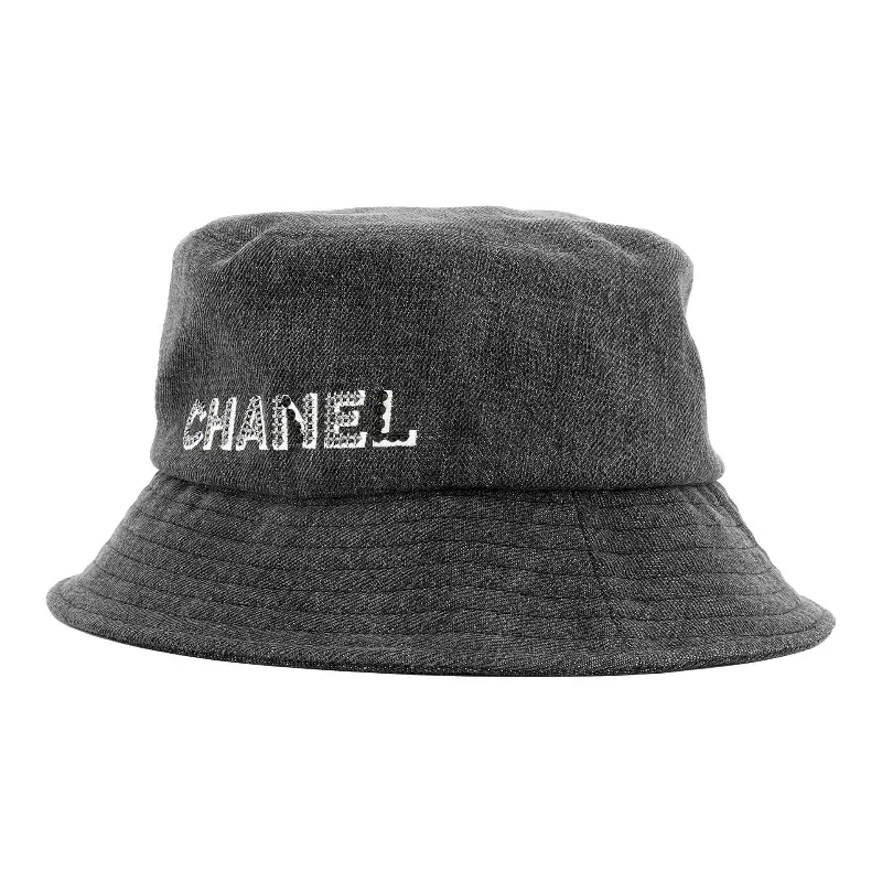

CHANEL Хлопковая панама унисекс, Black