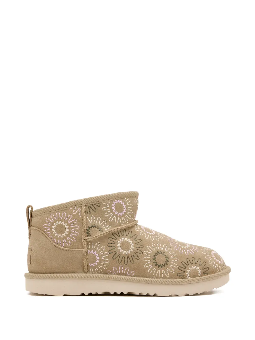 Классические ультра мини сапоги Sun Stitch UGG Kids, бежевый — фото 2