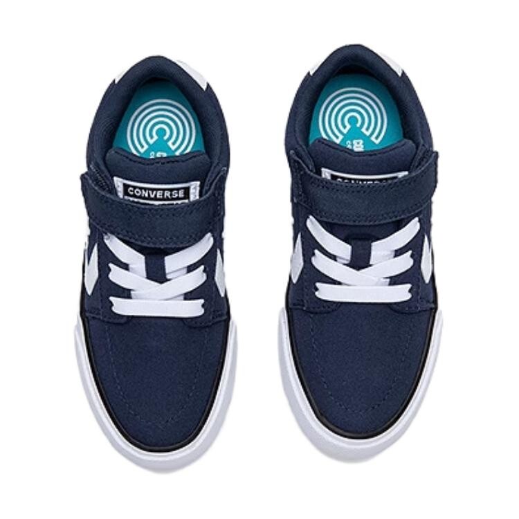 Детские парусиновые туфли Kids Low-top Indigo Converse, индиго — фото 4