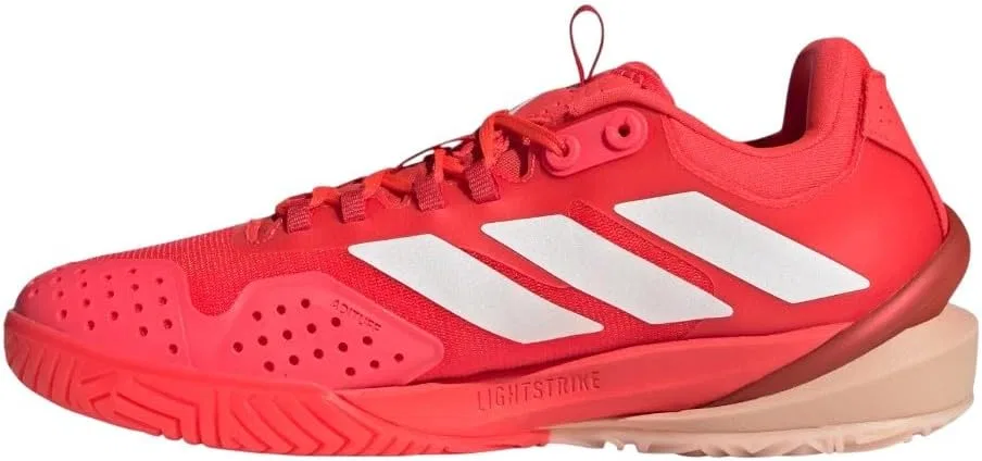 Кроссовки для тенниса adidas, цвет Lucid Red/Zero Metallic/Powder Coral — фото 3