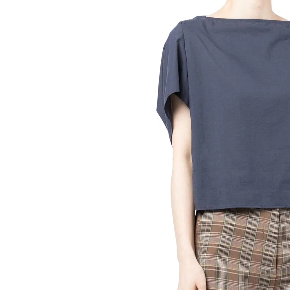 Футболка SS23 женская Blue EMPORIO ARMANI, Black — фото 4