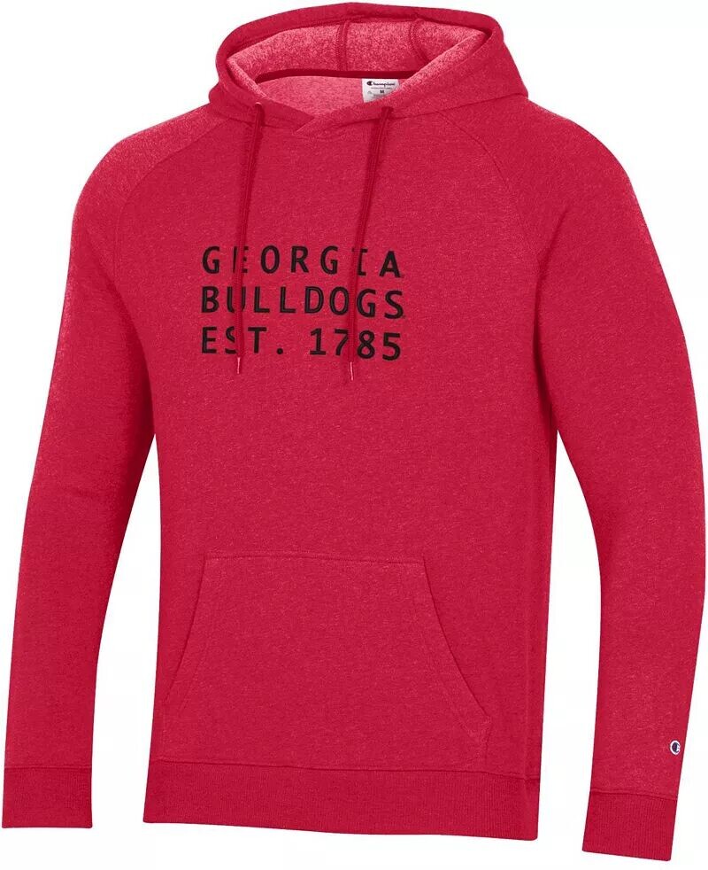 

Мужская флисовая толстовка с капюшоном Champion Georgia Bulldogs Red Triumph