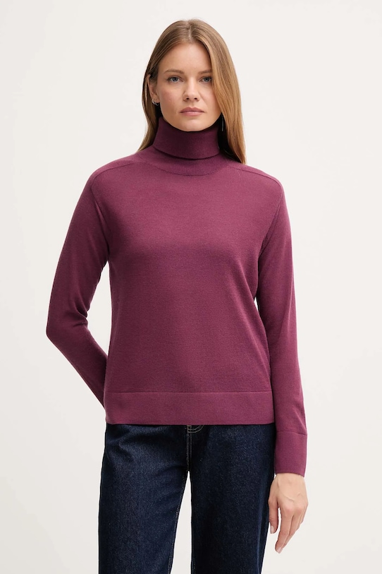 

Шерстяной свитер United Colors Of Benetton, фиолетовый