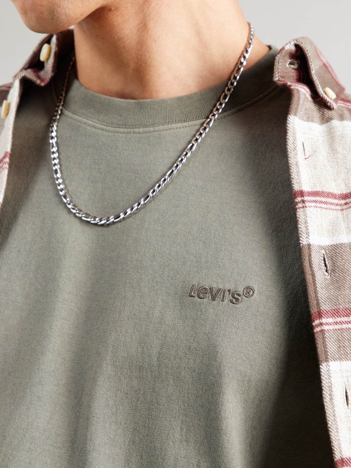 LEVI'S  Футболка 'Red Tab Vintage Tee' в пастельно-зеленом цвете — фото 2