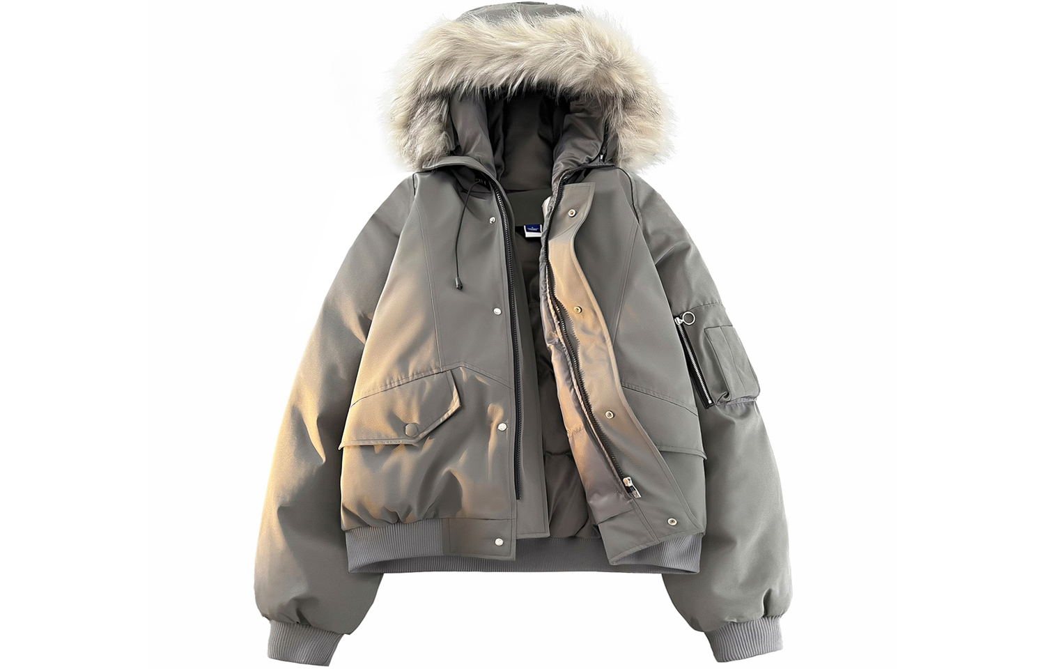 

No Tears Пуховик Unisex, Gray