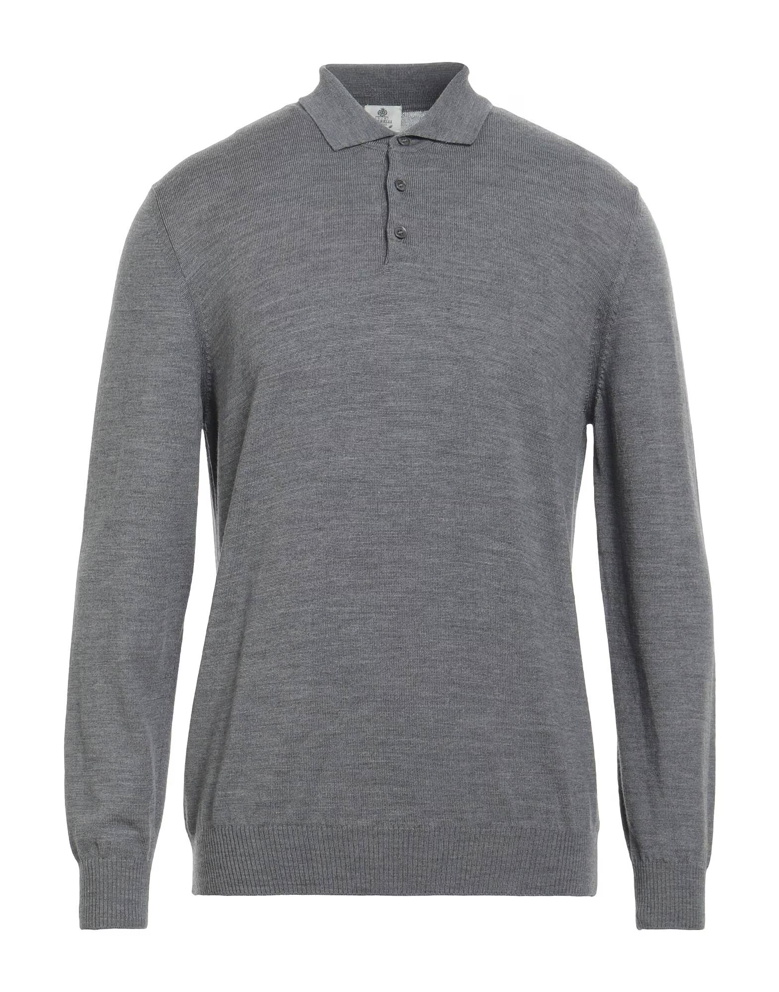 

Свитер Luigi Borrelli Napoli, свинцово-серый