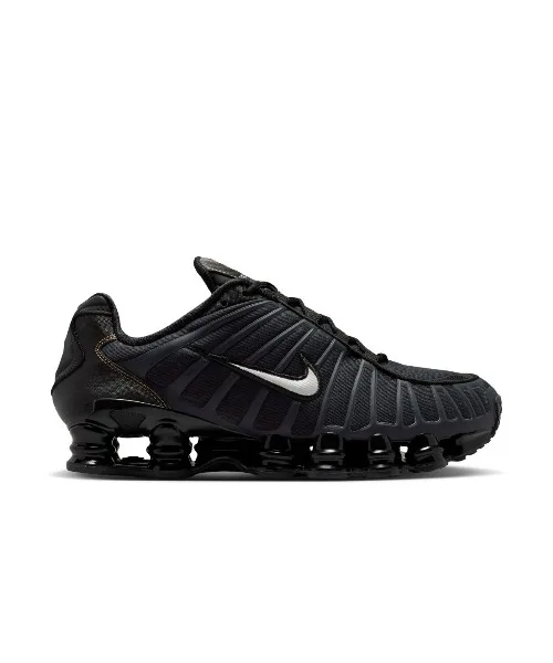 Мужские кроссовки Nike Shox TL с амортизацией чёрные — фото 3