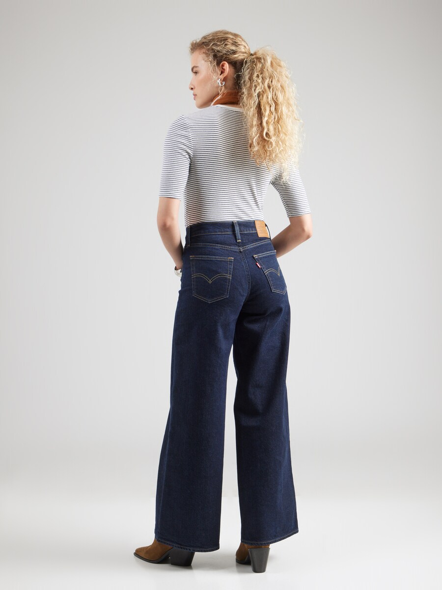 Джинсы с широкими штанинами LEVI'S  728 High Rise Wide Leg, темно-синий — фото 4