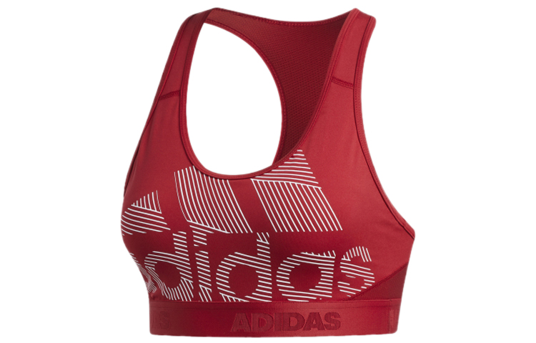 Футболка-майка Adidas темного красно-фиолетового цвета — фото 2