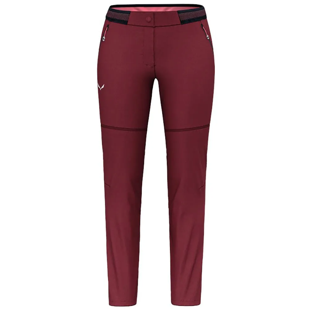 

Брюки Salewa Pedroc 2 Durastretch convertible, красный