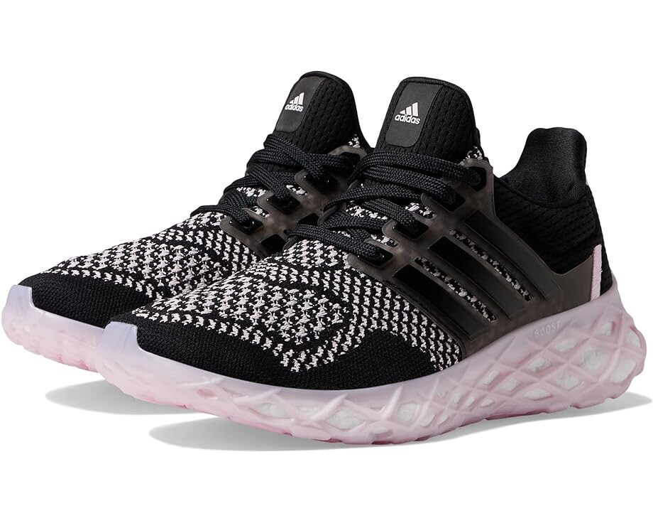 

Кроссовки Adidas Ultraboost Alphaskin Web, цвет Black/Black/Clear Pink