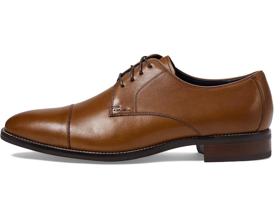 Кожаные оксфорды Cole Haan Lenox Hill C11632 мужские коричневые с отделкой мыском — фото 2