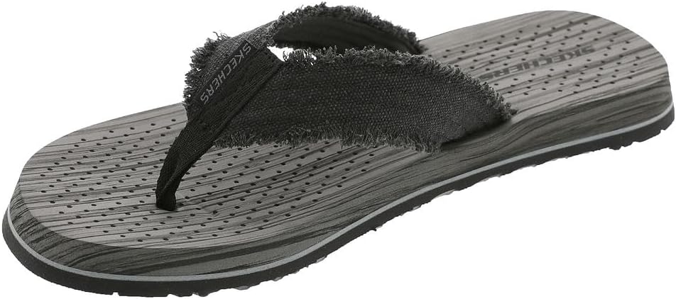 Мужские вьетнамки Skechers Tantric, черный — фото 4