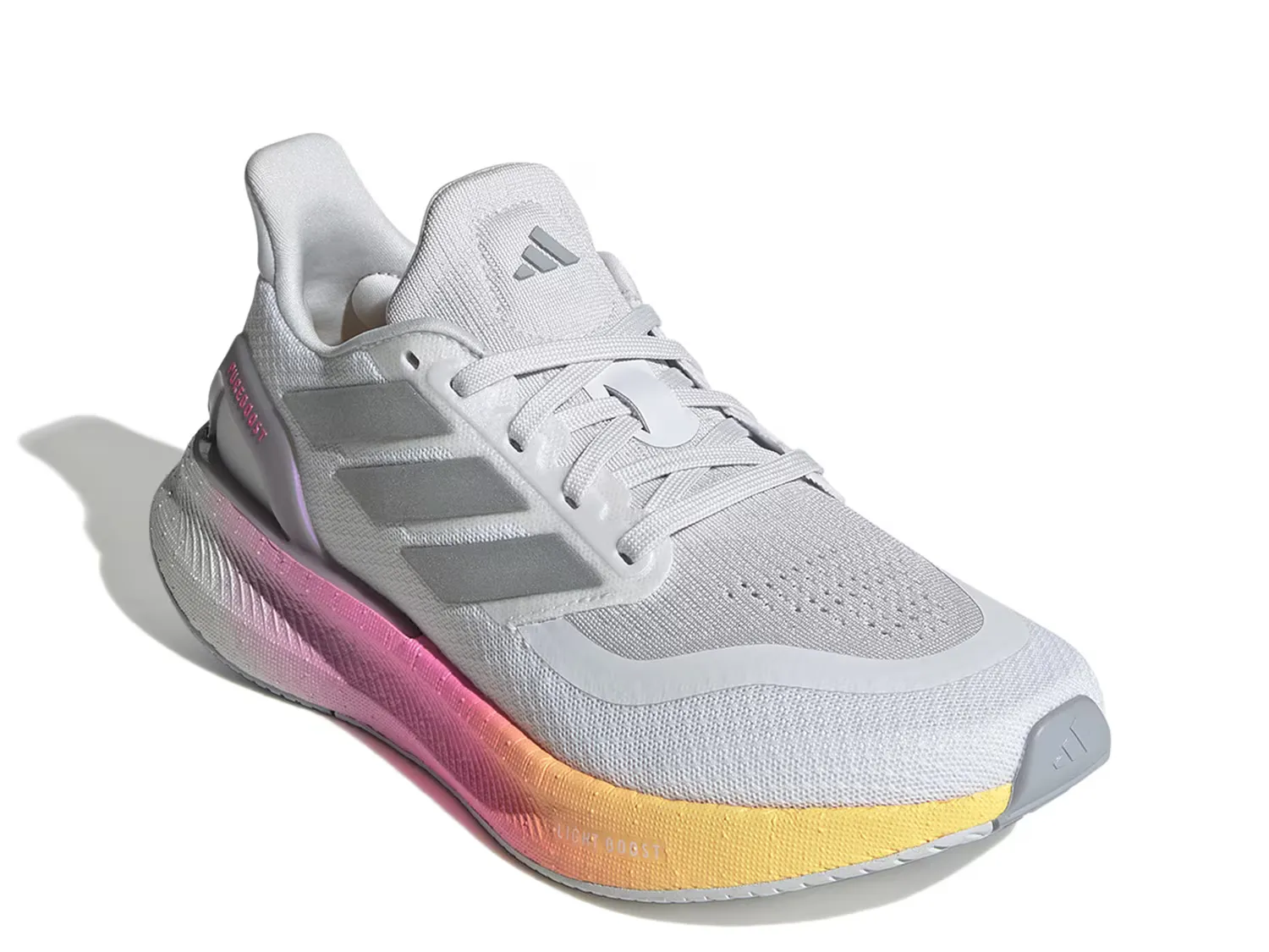 

Кроссовки PureBoost 5 Running Shoe Adidas, белый/серебряный