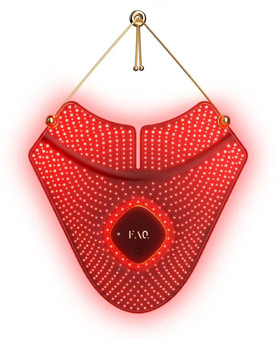 FOREO FAQ 211 Силиконовая маска для декольте со светодиодной подсветкой и ближним инфракрасным излучением