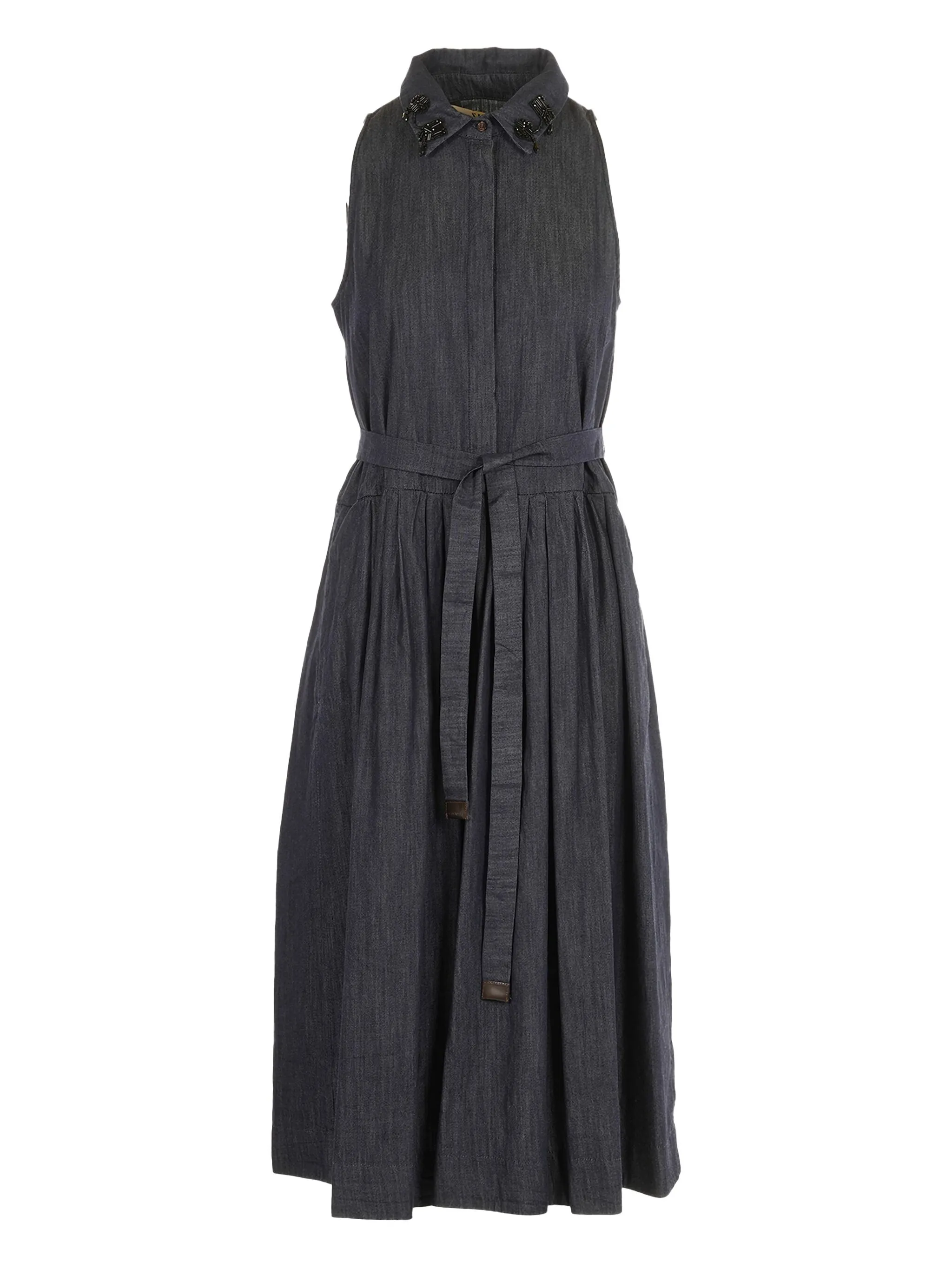 

Платье миди с поясом 'S Max Mara, синий