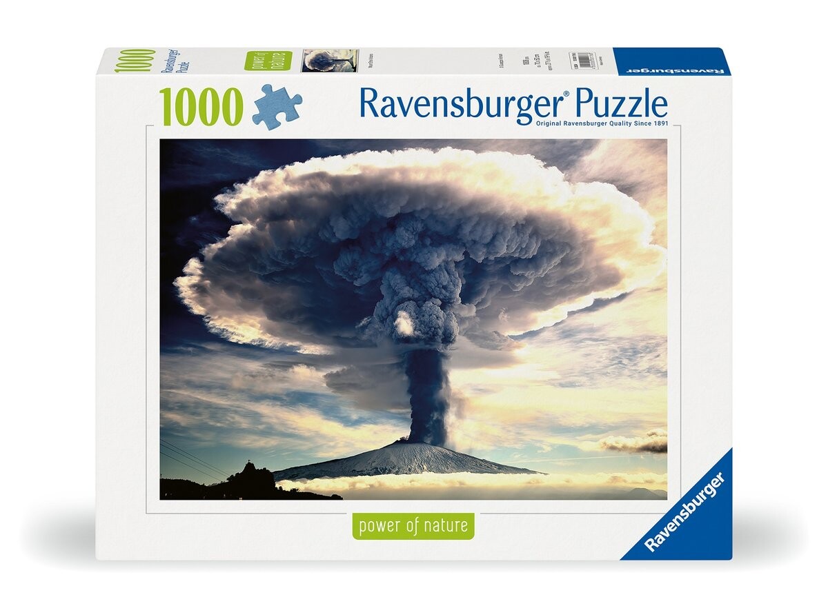 

2D пазл, Вулкан Этна, 1000 деталей Ravensburger