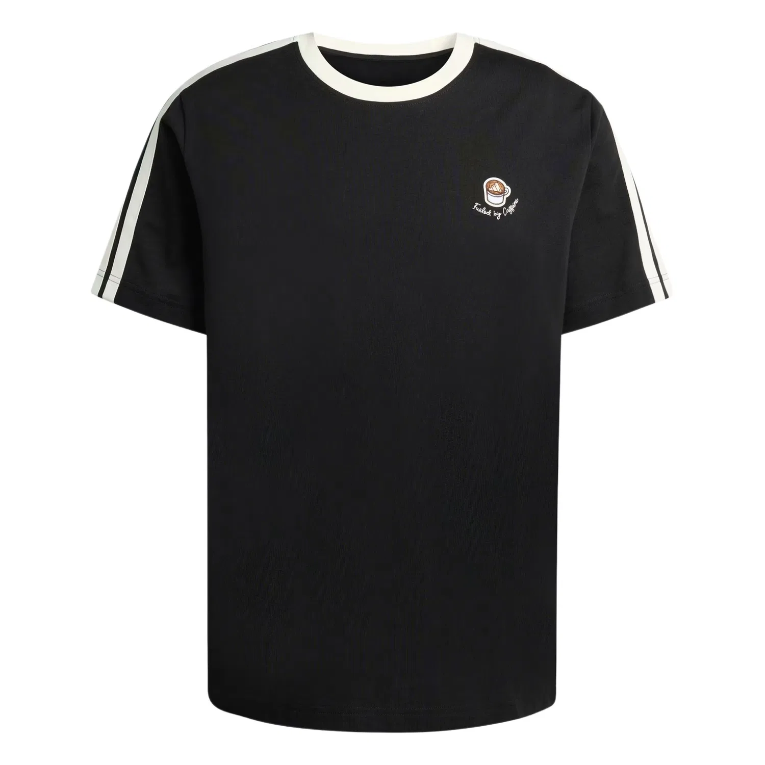 Футболка мужская Black/Ecru с круглым вырезом Adidas