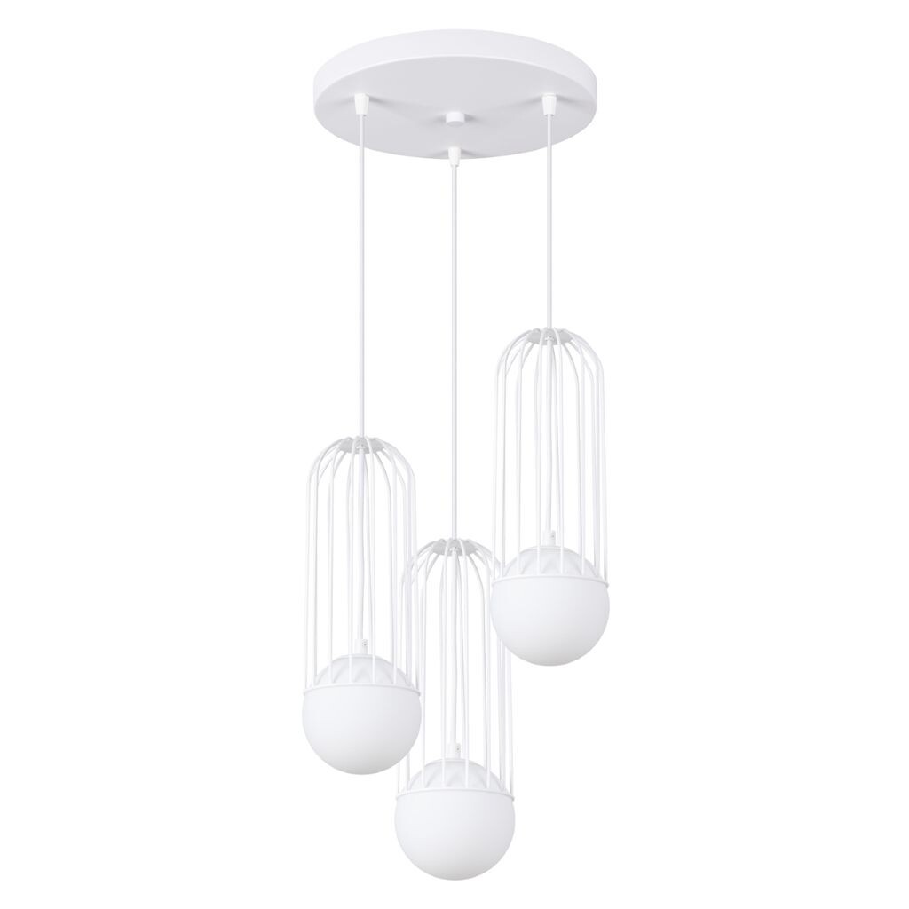

Подвесной светильник BRINA 3P белый 3xG9 8W сталь 115x34x34см Sollux Lighting