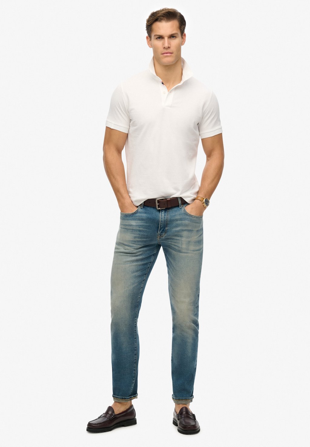 

Рубашка поло CITY Superdry, белый