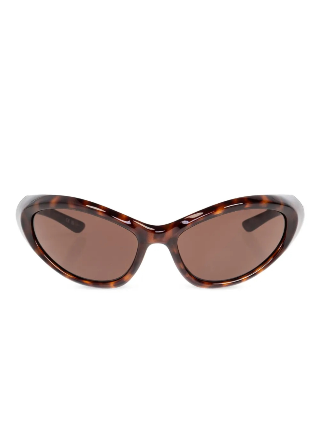 

Balenciaga Eyewear Sporty B солнцезащитные очки, коричневый