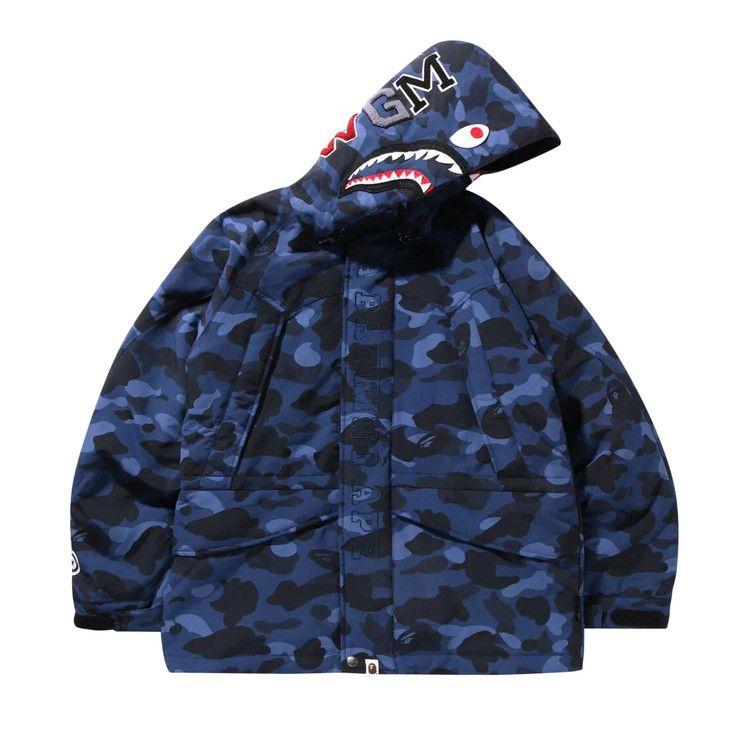 

Куртка BAPE Color Camo Shark Snowboard Down Jacket, Navy