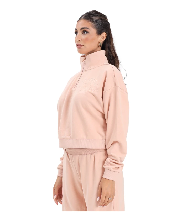 

Свитер MLB в розовых тонах с застежкой-молнией до середины груди New Era, розовый