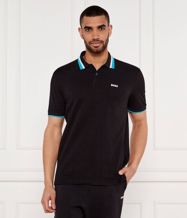 

Рубашка поло Regular fit Boss Green, черный