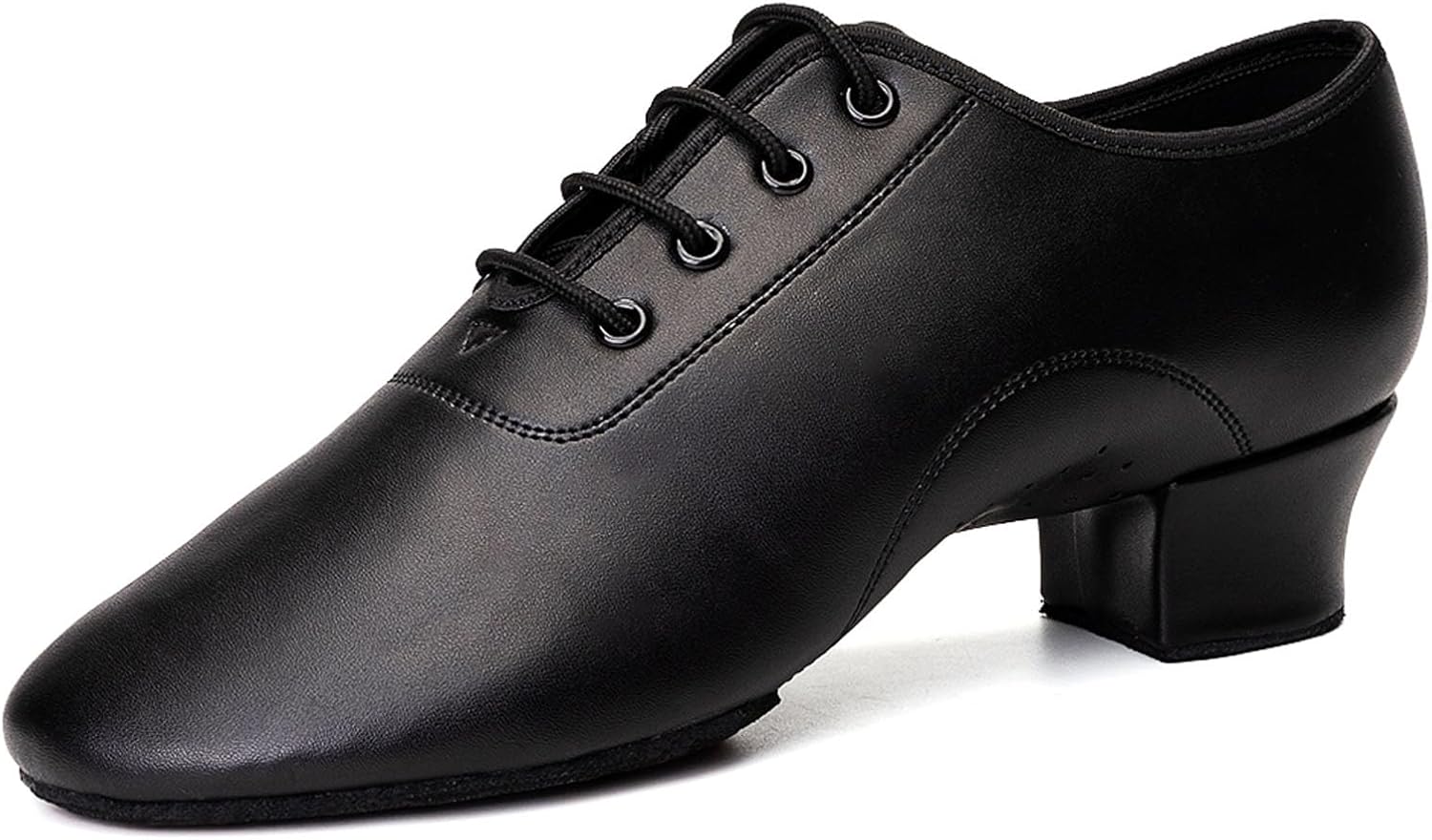 

Мужские латинские танцевальные туфли SWDZM, кожаные, на шнуровке, для сальсы, танго, бальных, современных, профессиональных выступлений и тренировок, черный